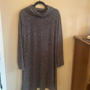 Banana Republic Women’s Gray Cowl Neck Sweater Dress, NWT